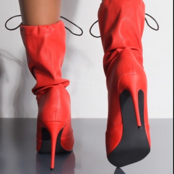 “ABSOLUTE” Perforated Zip Up Bootie - Picture 7 of 7